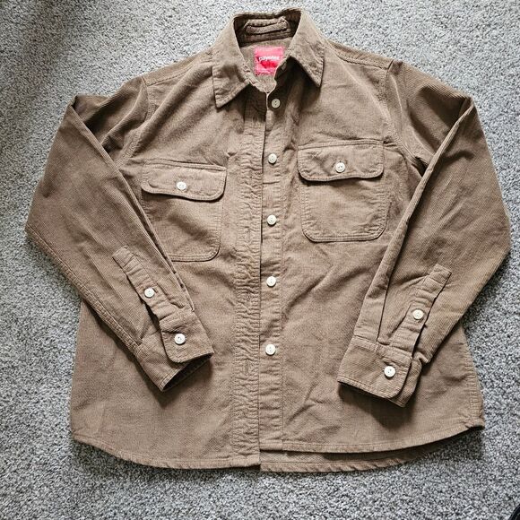 Paynter Jacket Women’s French Corduroy Workshirt - Oat - Picture 3 of 7